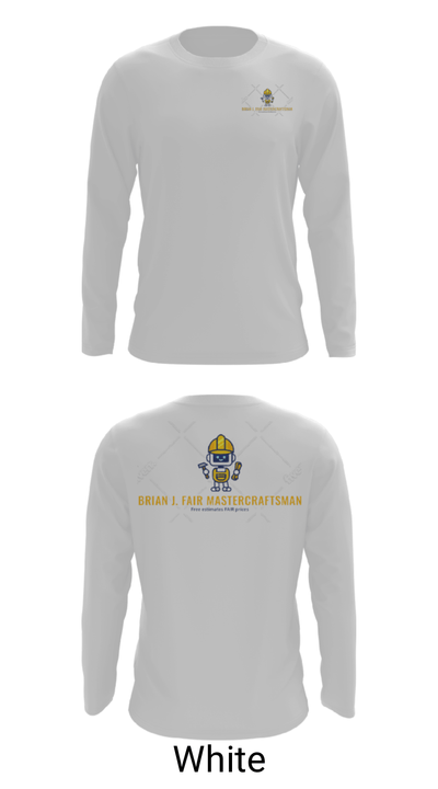 Brian J Fair Master Craftsman 23333982 Long Sleeve Performance Shirt - 4
