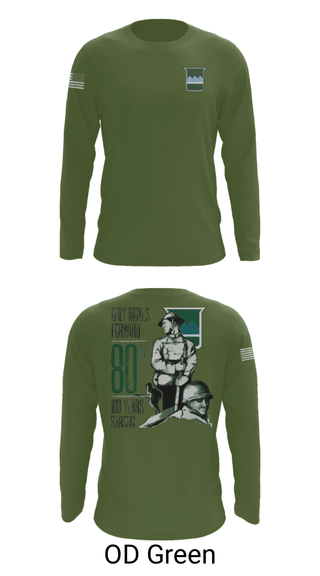 Long Sleeve Performance Shirt, 80th Training Command, , Teamtime, Team time, sublimation, custom sports apparel, team uniforms, spirit wear, spiritwear, sports uniforms, custom shirts, team store, custom team store, fundraiser sports, apparel fundraiser