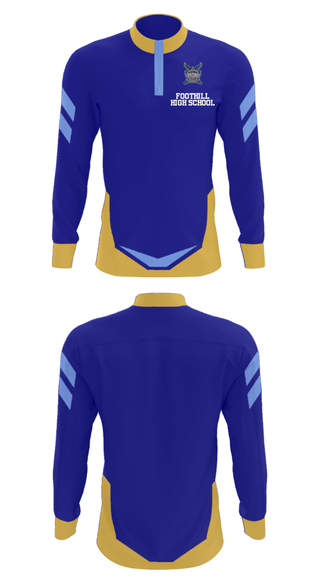 Quarter Zip Jacket, Foothill High School, Spirit Store, Teamtime, Team time, sublimation, custom sports apparel, team uniforms, spirit wear, spiritwear, sports uniforms, custom shirts, team store, custom team store, fundraiser sports, apparel fundraiser