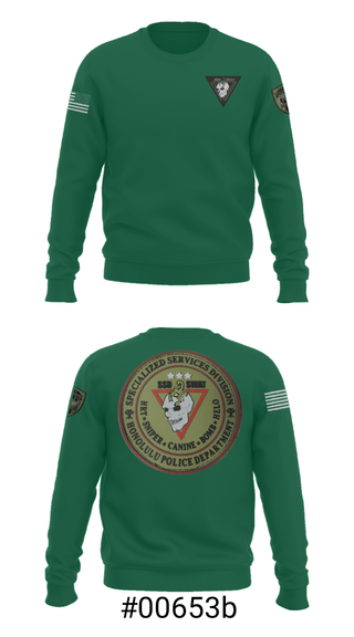 Crew Neck Sweatshirt, SSD, Police, Teamtime, Team time, sublimation, custom sports apparel, team uniforms, spirit wear, spiritwear, sports uniforms, custom shirts, team store, custom team store, fundraiser sports, apparel fundraiser