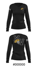 Moshannon Valley High School Wrestling 57423226 Women's Long Sleeve V-neck Shirt - 20