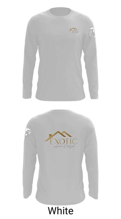 Exotic home designs 63002040 Long Sleeve Performance Shirt - 4