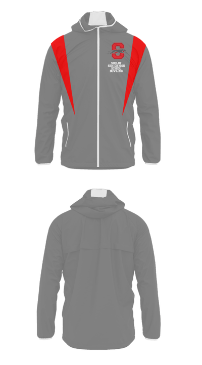 Shelby Senior High School Bowling 69772204 Windbreaker - 25