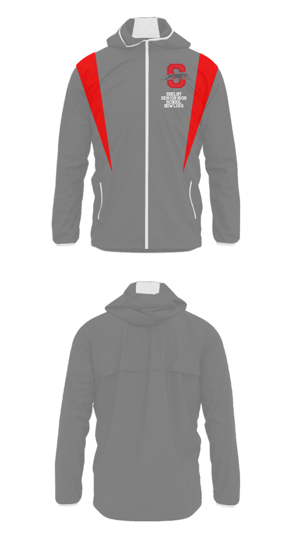 Windbreaker, Shelby Senior High School Bowling, Bowling, Teamtime, Team time, sublimation, custom sports apparel, team uniforms, spirit wear, spiritwear, sports uniforms, custom shirts, team store, custom team store, fundraiser sports, apparel fundraiser
