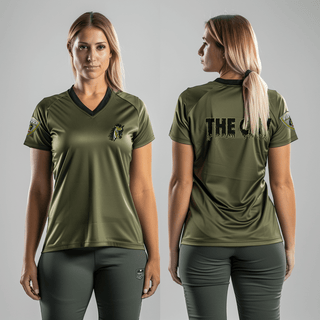 Women's Short Sleeve Vneck Shirt, Eastern Panhandle Cavalry, Football, Teamtime, Team time, sublimation, custom sports apparel, team uniforms, spirit wear, spiritwear, sports uniforms, custom shirts, team store, custom team store, fundraiser sports, apparel fundraiser