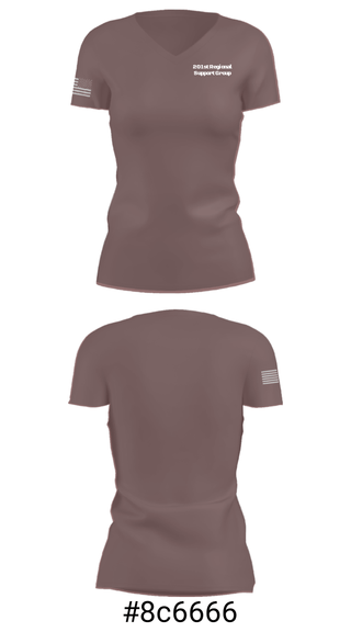 Women's Short Sleeve Vneck Shirt, 201st Regional Support Group, Army, Teamtime, Team time, sublimation, custom sports apparel, team uniforms, spirit wear, spiritwear, sports uniforms, custom shirts, team store, custom team store, fundraiser sports, apparel fundraiser