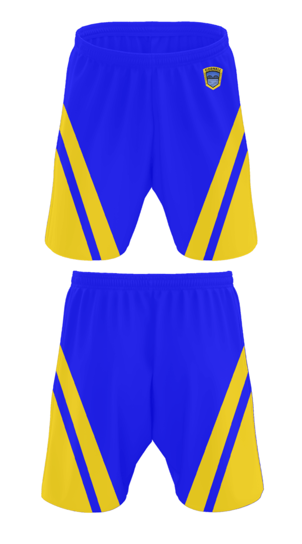 Athletic Shorts With Pockets, Cornell High School Basketball, Men's Basketball, Teamtime, Team time, sublimation, custom sports apparel, team uniforms, spirit wear, spiritwear, sports uniforms, custom shirts, team store, custom team store, fundraiser sports, apparel fundraiser