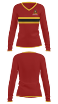 Eutimio Salazar Elementary School 87954227 Women's Long Sleeve V-neck Shirt - 31