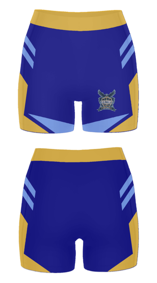Women's Compression Shorts, Foothill High School, Spirit Store, Teamtime, Team time, sublimation, custom sports apparel, team uniforms, spirit wear, spiritwear, sports uniforms, custom shirts, team store, custom team store, fundraiser sports, apparel fundraiser