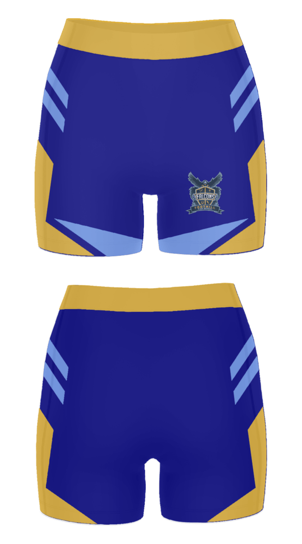 Women's Compression Shorts, Foothill High School, Spirit Store, Teamtime, Team time, sublimation, custom sports apparel, team uniforms, spirit wear, spiritwear, sports uniforms, custom shirts, team store, custom team store, fundraiser sports, apparel fundraiser