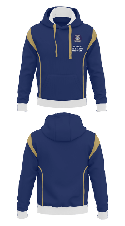 Tri-West High School Wrestling 97951953 Hoodie - 36