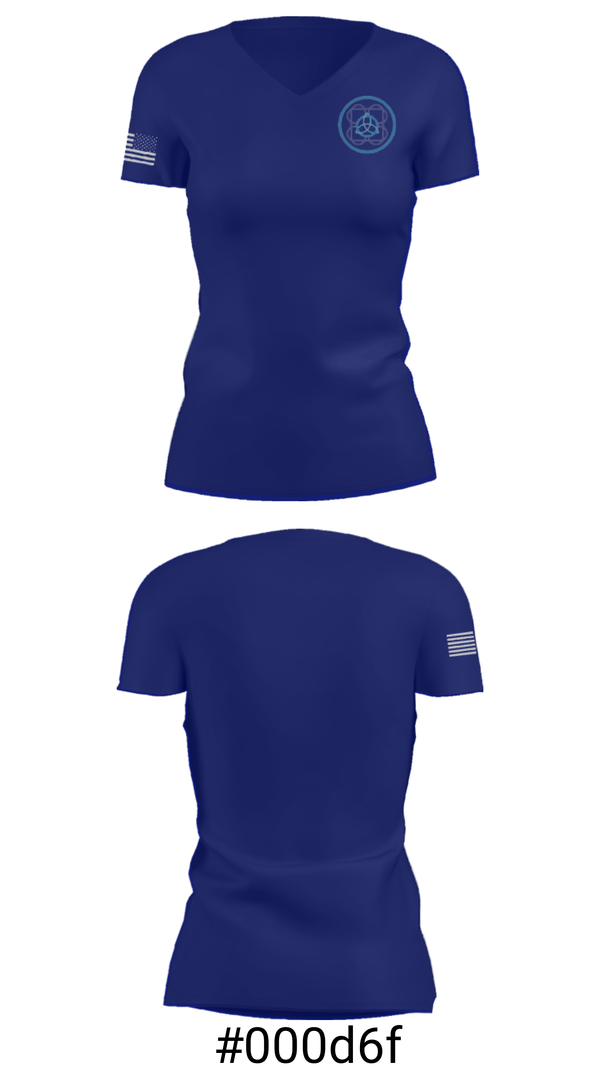 Women's Short Sleeve Vneck Shirt, The Springs A Montessori School, Spirit Store, Teamtime, Team time, sublimation, custom sports apparel, team uniforms, spirit wear, spiritwear, sports uniforms, custom shirts, team store, custom team store, fundraiser sports, apparel fundraiser