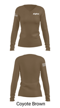 Alpha 41832347 Women's Long Sleeve V-neck Shirt - 15