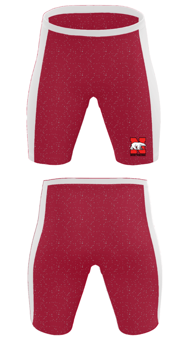 Men's Compression Shorts, Northridge High School, Spirit Store, Teamtime, Team time, sublimation, custom sports apparel, team uniforms, spirit wear, spiritwear, sports uniforms, custom shirts, team store, custom team store, fundraiser sports, apparel fundraiser