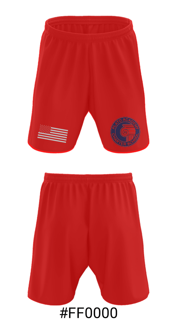 Athletic Shorts With Pockets, Plato Academy Seminole, Spirit Store, Teamtime, Team time, sublimation, custom sports apparel, team uniforms, spirit wear, spiritwear, sports uniforms, custom shirts, team store, custom team store, fundraiser sports, apparel fundraiser