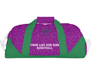 Duffle Bag, Cypress Lake High School Basketball, Women's Basketball, Teamtime, Team time, sublimation, custom sports apparel, team uniforms, spirit wear, spiritwear, sports uniforms, custom shirts, team store, custom team store, fundraiser sports, apparel fundraiser