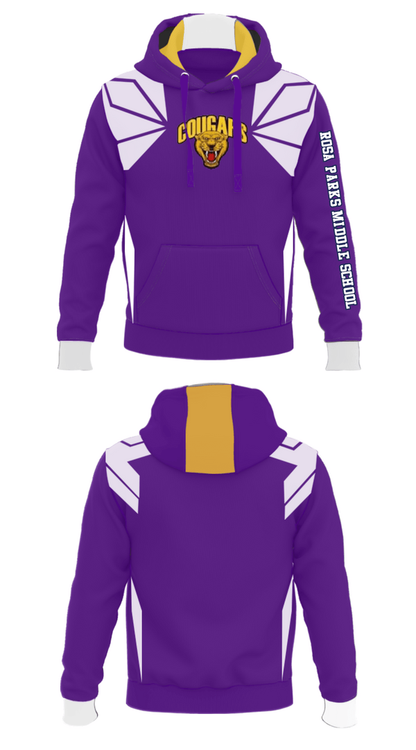 Hoodie, Rosa Parks Middle School, Spirit Store, Teamtime, Team time, sublimation, custom sports apparel, team uniforms, spirit wear, spiritwear, sports uniforms, custom shirts, team store, custom team store, fundraiser sports, apparel fundraiser