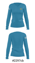 Meridian Public Charter School Basketball 37815105 Women's Long Sleeve V-neck Shirt - 20