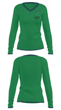 Kensington Valley Hockey Association 34396052 Women's Long Sleeve V-neck Shirt - 34