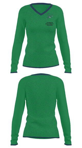 Women's Long Sleeve Vneck Shirt, Kensington Valley Hockey Association, Ice Hockey, Teamtime, Team time, sublimation, custom sports apparel, team uniforms, spirit wear, spiritwear, sports uniforms, custom shirts, team store, custom team store, fundraiser sports, apparel fundraiser