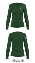 Mansfield Youth Basketball 79590973 Women's Long Sleeve V-neck Shirt - 20