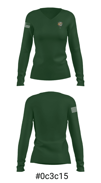 Mansfield Youth Basketball 79590973 Women's Long Sleeve V-neck Shirt - 20