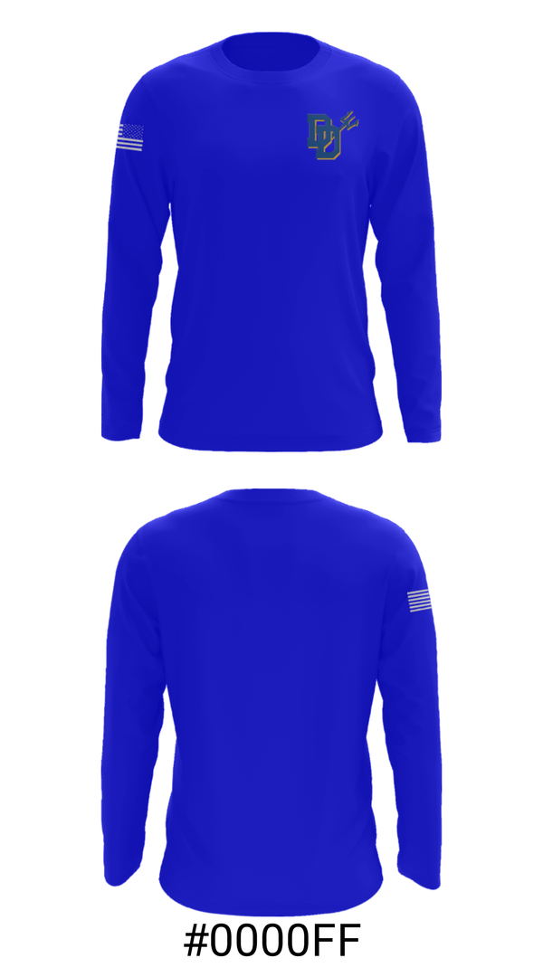 Long Sleeve Performance Shirt, Dibble Middle School, Spirit Store, Teamtime, Team time, sublimation, custom sports apparel, team uniforms, spirit wear, spiritwear, sports uniforms, custom shirts, team store, custom team store, fundraiser sports, apparel fundraiser