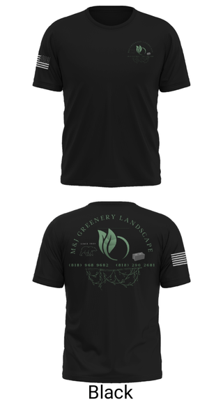 Short Sleeve Performance Shirt, M&J GREENERY LANDSCAPE, , Teamtime, Team time, sublimation, custom sports apparel, team uniforms, spirit wear, spiritwear, sports uniforms, custom shirts, team store, custom team store, fundraiser sports, apparel fundraiser