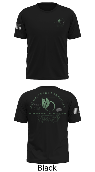 M&J GREENERY LANDSCAPE 54275960 Short Sleeve Performance Shirt - 12