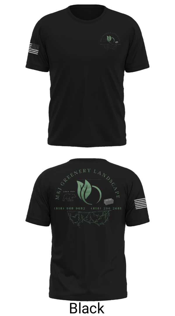Short Sleeve Performance Shirt, M&J GREENERY LANDSCAPE, , Teamtime, Team time, sublimation, custom sports apparel, team uniforms, spirit wear, spiritwear, sports uniforms, custom shirts, team store, custom team store, fundraiser sports, apparel fundraiser