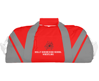Duffle Bag, Holly Senior High School Wrestling, Wrestling, Teamtime, Team time, sublimation, custom sports apparel, team uniforms, spirit wear, spiritwear, sports uniforms, custom shirts, team store, custom team store, fundraiser sports, apparel fundraiser