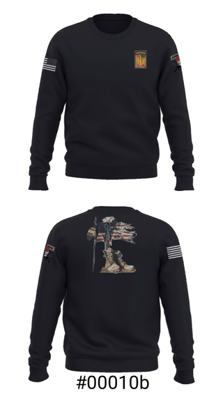 Crew Neck Sweatshirt, 18th FA BDE Airborne, Army, Teamtime, Team time, sublimation, custom sports apparel, team uniforms, spirit wear, spiritwear, sports uniforms, custom shirts, team store, custom team store, fundraiser sports, apparel fundraiser