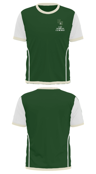 Short Sleeve Performance Shirt, East Chambers Elementary, Spirit Store, Teamtime, Team time, sublimation, custom sports apparel, team uniforms, spirit wear, spiritwear, sports uniforms, custom shirts, team store, custom team store, fundraiser sports, apparel fundraiser