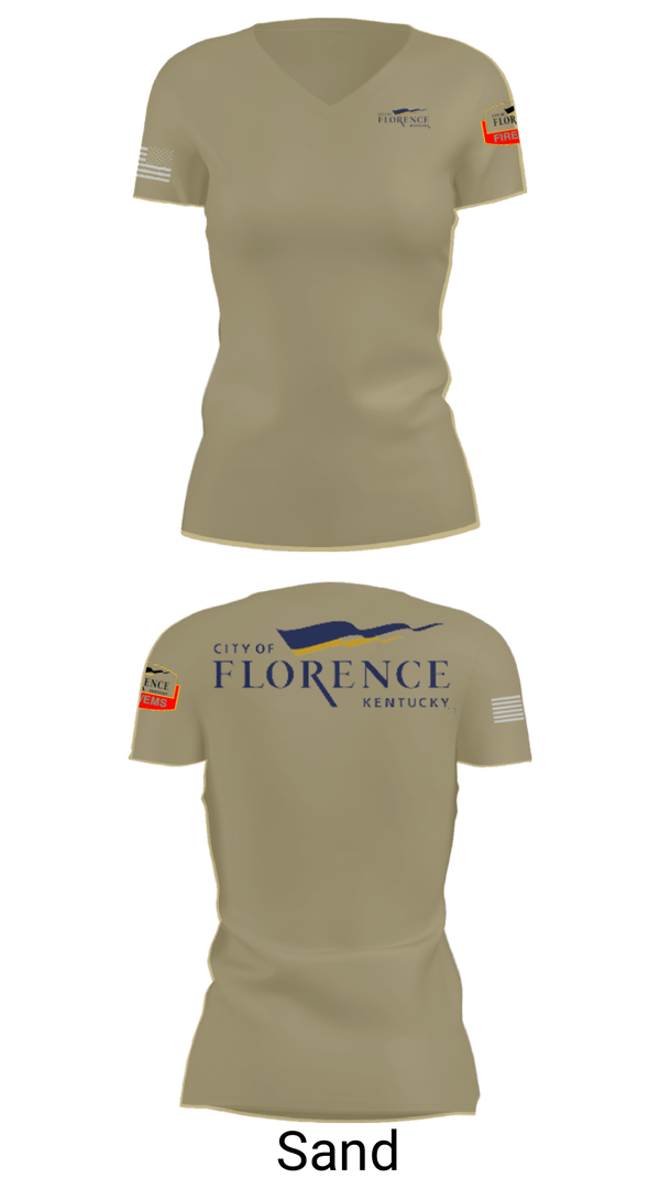 Women's Short Sleeve Vneck Shirt, , Fire Department, Teamtime, Team time, sublimation, custom sports apparel, team uniforms, spirit wear, spiritwear, sports uniforms, custom shirts, team store, custom team store, fundraiser sports, apparel fundraiser