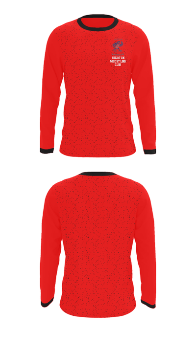 Hugoton Wrestling Club 79272878 Long Sleeve Performance Shirt - 35