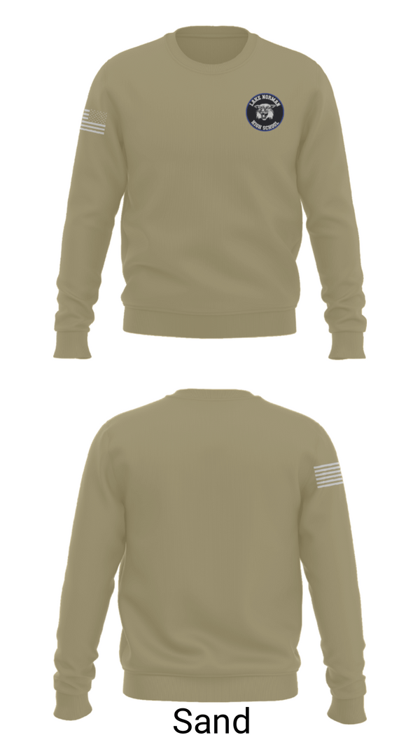 Crew Neck Sweatshirt, Lake Norman High School, Spirit Store, Teamtime, Team time, sublimation, custom sports apparel, team uniforms, spirit wear, spiritwear, sports uniforms, custom shirts, team store, custom team store, fundraiser sports, apparel fundraiser