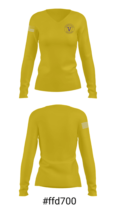 Amador Valley High School Wrestling 80332798 Women's Long Sleeve V-neck Shirt - 20