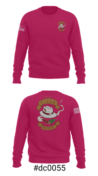 Crew Neck Sweatshirt, The Cigar Room, , Teamtime, Team time, sublimation, custom sports apparel, team uniforms, spirit wear, spiritwear, sports uniforms, custom shirts, team store, custom team store, fundraiser sports, apparel fundraiser