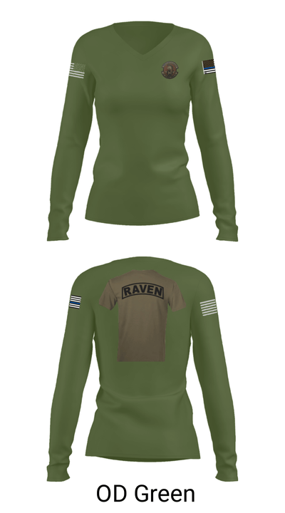 436 SFS DOVER AFB 5343249 Women's Long Sleeve V-neck Shirt - 31
