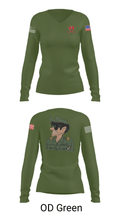 LEGION EXTRANJERA USA 15035615 Women's Long Sleeve V-neck Shirt - 31