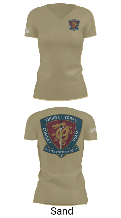 3rd LCT 36532313 Women's Short Sleeve V-neck Shirt - 44