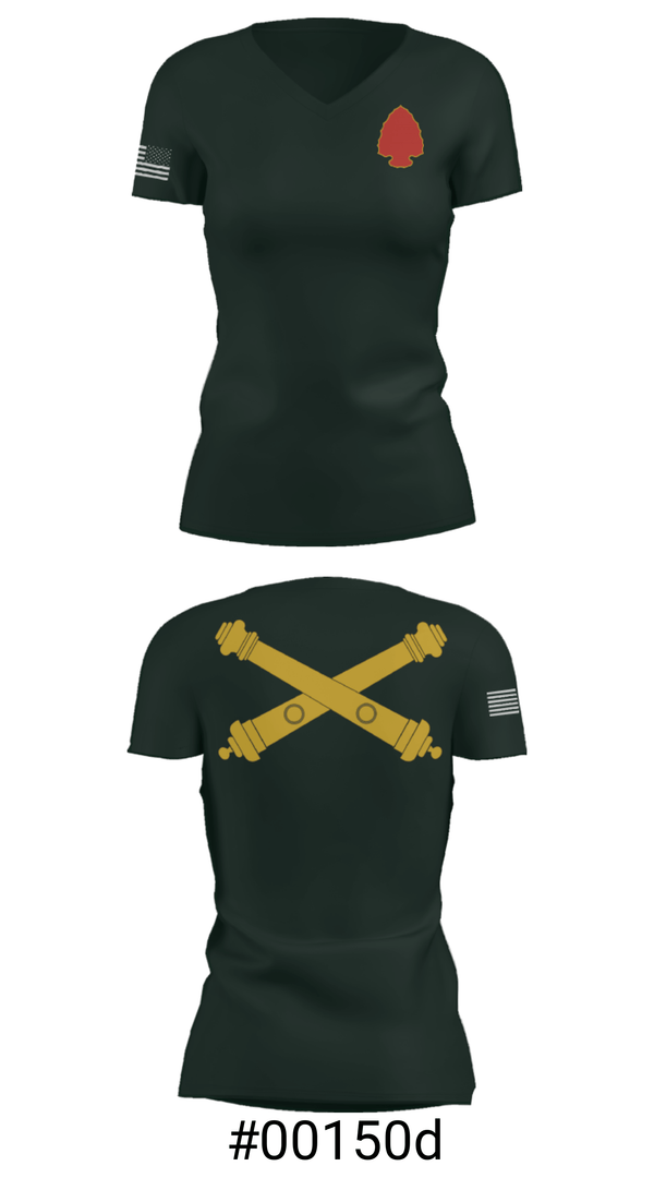 Women's Short Sleeve Vneck Shirt, , National Guard, Teamtime, Team time, sublimation, custom sports apparel, team uniforms, spirit wear, spiritwear, sports uniforms, custom shirts, team store, custom team store, fundraiser sports, apparel fundraiser