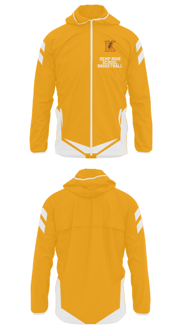 Windbreaker, Kemp High School Basketball, Women's Basketball, Teamtime, Team time, sublimation, custom sports apparel, team uniforms, spirit wear, spiritwear, sports uniforms, custom shirts, team store, custom team store, fundraiser sports, apparel fundraiser