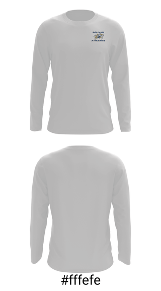 Long Sleeve Performance Shirt, Bolivar Middle School Basketball, Men's Basketball, Teamtime, Team time, sublimation, custom sports apparel, team uniforms, spirit wear, spiritwear, sports uniforms, custom shirts, team store, custom team store, fundraiser sports, apparel fundraiser