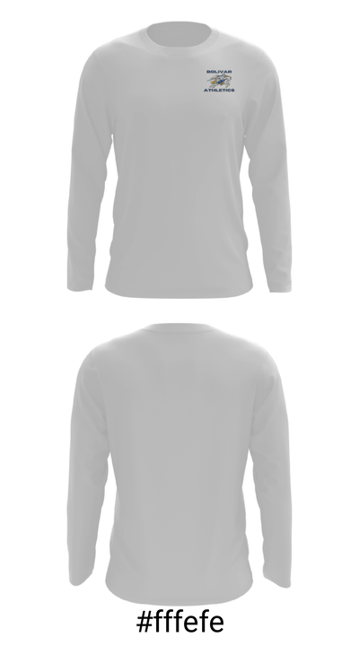Bolivar Middle School Basketball 46084278 Long Sleeve Performance Shirt - 18