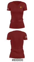 Stanton County High School Wrestling 3993348 Women's Short Sleeve V-neck Shirt - 21