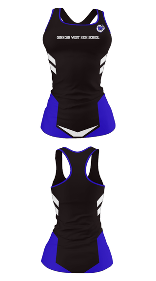 Tank Top, Oshkosh West High School, Spirit Store, Teamtime, Team time, sublimation, custom sports apparel, team uniforms, spirit wear, spiritwear, sports uniforms, custom shirts, team store, custom team store, fundraiser sports, apparel fundraiser