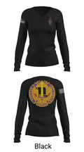 405th Civil Affairs Battalion 83178840 Women's Long Sleeve V-neck Shirt - 23
