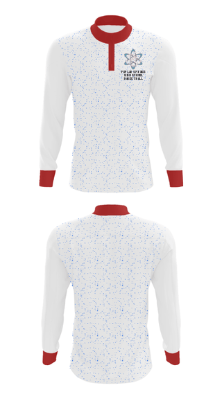 Quarter Zip Jacket, Poplar Springs High School Basketball, Women's Basketball, Teamtime, Team time, sublimation, custom sports apparel, team uniforms, spirit wear, spiritwear, sports uniforms, custom shirts, team store, custom team store, fundraiser sports, apparel fundraiser