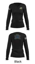 Rocky Mount High School Basketball 86010063 Women's Long Sleeve V-neck Shirt - 13